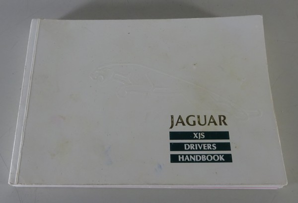 Owner's Manual / Handbook Jaguar XJ-S / XJS 5.3 V12 Coupé + Cabrio '1988-1991