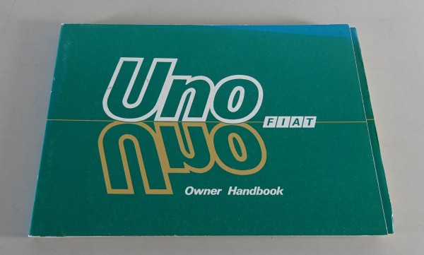 Owner´s Manual / Handbook Fiat Uno Stand 07/1985