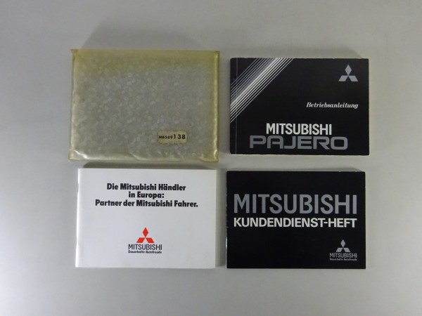 Bordmappe + Betriebsanleitung / Handbuch Mitsubishi Pajero L040 Stand 1986