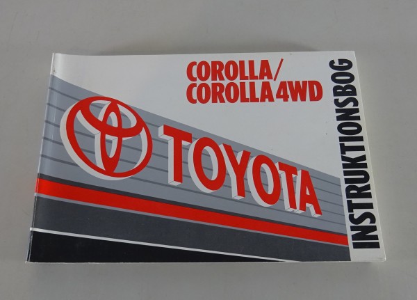 Betriebsanleitung Toyota Corolla / Corolla 4WD Dänisch