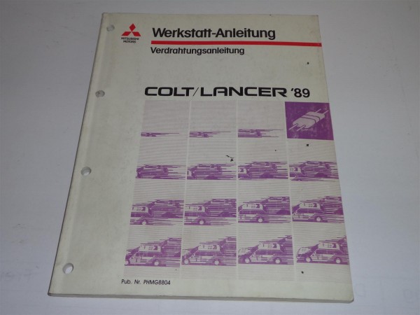 Werkstatthandbuch Elektrik Schaltpläne Mitsubishi Colt / Lancer Bauj.1989