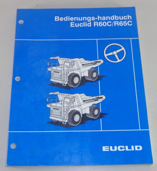 Betriebsanleitung Volvo BM / Euclid R60C / R65C Stand 06/1998