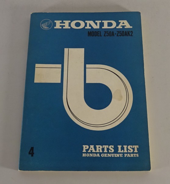 Parts List / Parts Catalog Honda ST 50 + ST 70 DAX Stand 1971
