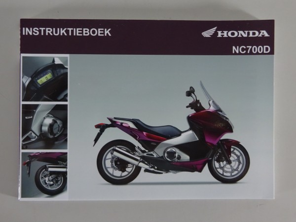 Intruktieboek / Handleiding voor de bestuurder Honda Integra NC 700 D van 2012