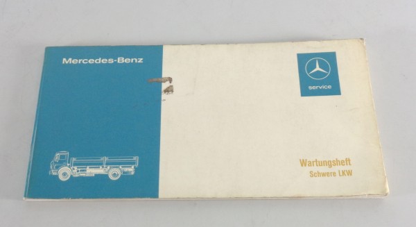 Scheckheft / Wartungsheft Mercedes Benz Schwere LKW 1418 1424 1924...von 1974