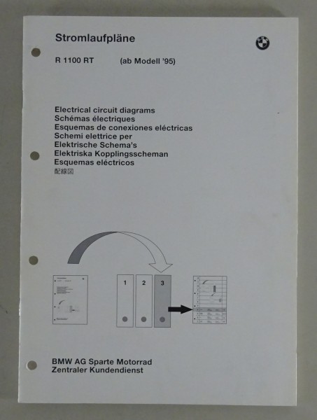 Werkstatthandbuch Stromlaufpläne BMW R 1100 RT ab Modell 1995 von 05/1995