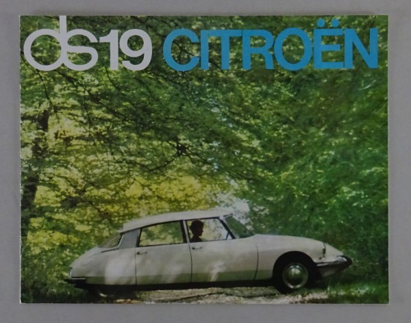 Prospekt / Broschüre Citroen DS 19 von 1967 auf englisch