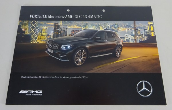 Produktinfo / Vorteile Mercedes-Benz GLC 43 AMG 4Matic Typ X253 Stand 04/2016