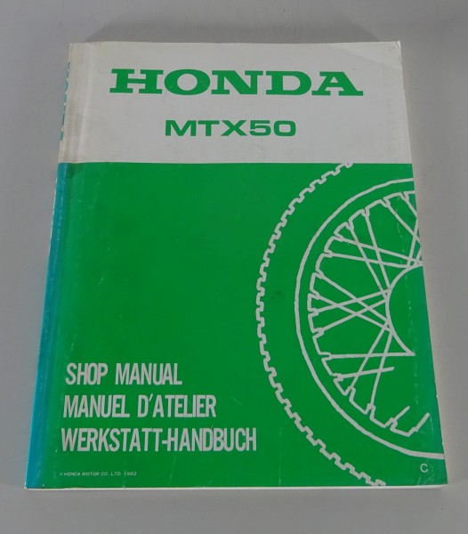 Werkstatthandbuch Ergänzung / Nachtrag Honda MTX 50 Stand 1982