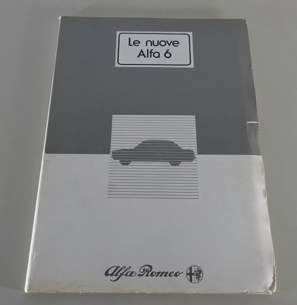 Pressemappe / Presseinformation Alfa Romeo 6 / Sei Benziner & Diesel Stand 1983