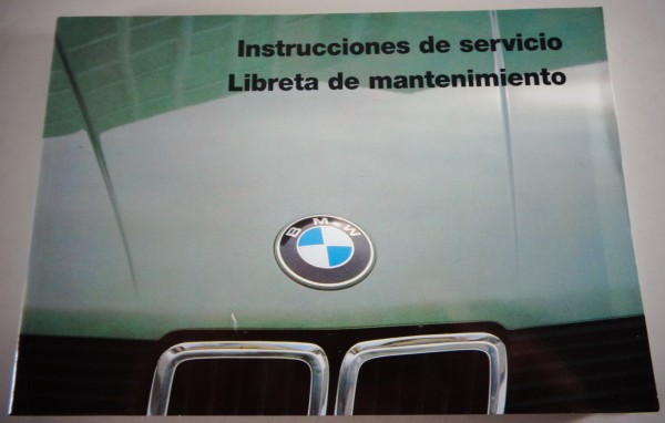 Instrucciones de servicio BMW E28 518i 520i 525e 525i 528i M535i 524td 08/1984