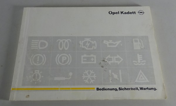 Betriebsanleitung Bedienungsanleitung Opel Kadett E + GSI Cabrio Caravan St.1991