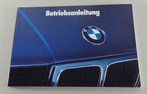 Betriebsanleitung / Handbuch BMW 5er E34 520i / 525i / 535i / 524 td von 08/1990