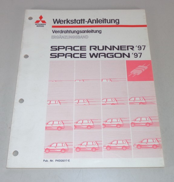 Werkstatthandbuch Mitsubishi Space Wagon / Runner Nachtrag Elektrik Schaltpläne