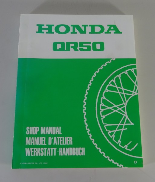 Werkstatthandbuch Honda QR 50 von 1982