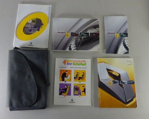 Bordmappe + Betriebsanleitung Renault Kangoo Typ KC Stand 06/2003