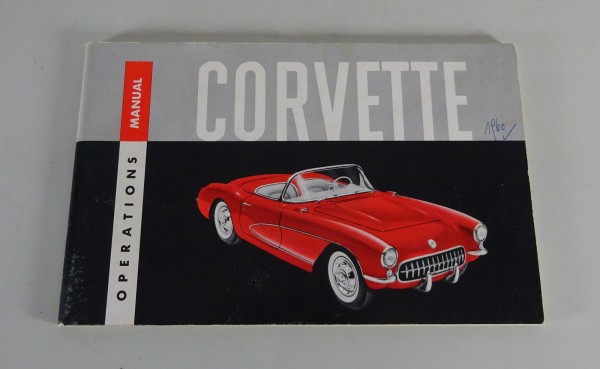 Owner's Manual / Handbook Chevrolet Corvette C1 from 1960