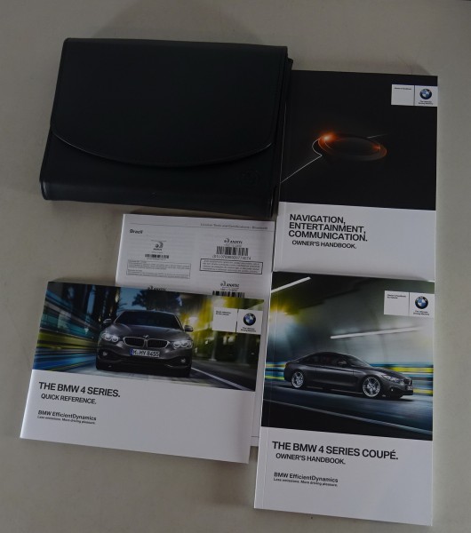 Owner's Manual + Wallet BMW 4-Series Coupé F32 420i 430i 418d 430d.. from 2/2015