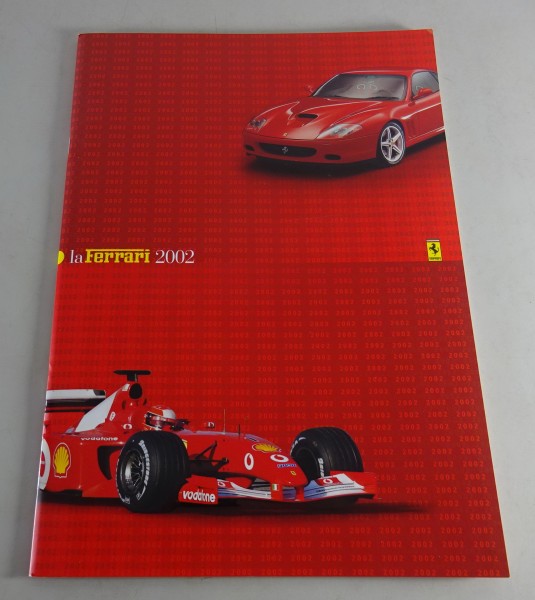 Magazin / Prospekt La Ferrari von 2002