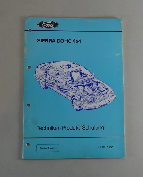 Techniker Information Service Training Ford Sierra DOHC 4x4 Stand 01/1990