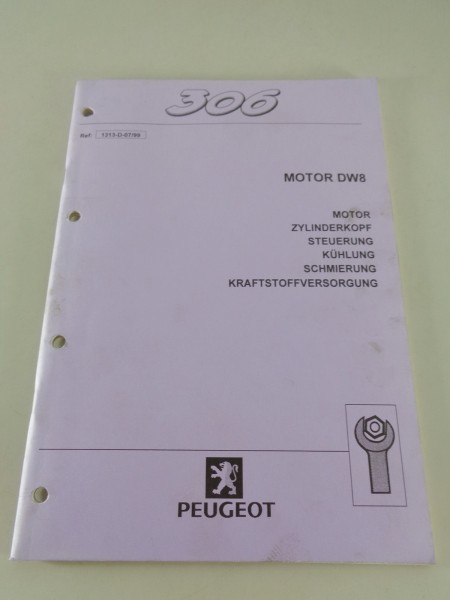 Werkstatthandbuch / Reparaturleitfaden Peugeot 306 Motor DW8 von 07/1999