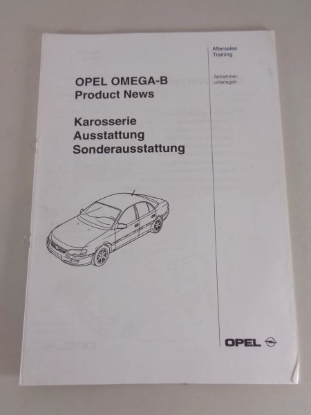 Technische Neuheiten & Informationen Opel Omega B Karosserie Ausstattung 01/1994