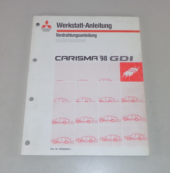 Werkstatthandbuch Mitsubishi Carisma GDI Nachtrag Elektrik Schaltpläne 1998