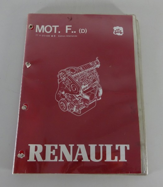 Werkstatthandbuch Renault 4 Zyl. Diesel-Motor Grauguß Typ F8M 9/R9 Stand 01/1983