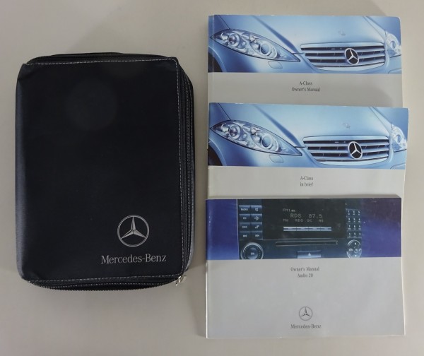 Owner's Manual + Wallet Mercedes Benz A-Class W169 A 150 170 200 from 01/2005