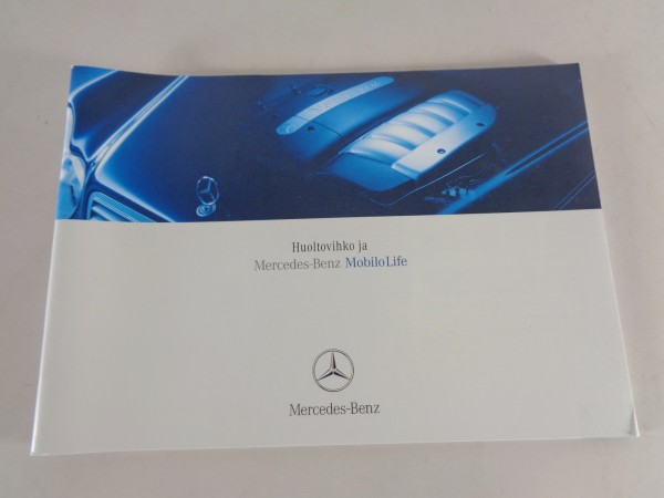 Scheckheft Mercedes Benz R171 SLK 200 Kompressor / 350 auf Finnisch 10/2003