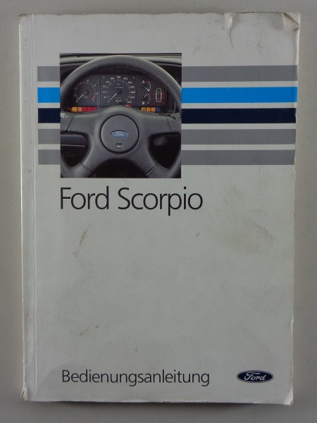 Betriebsanleitung Ford Scopio von 04/1992