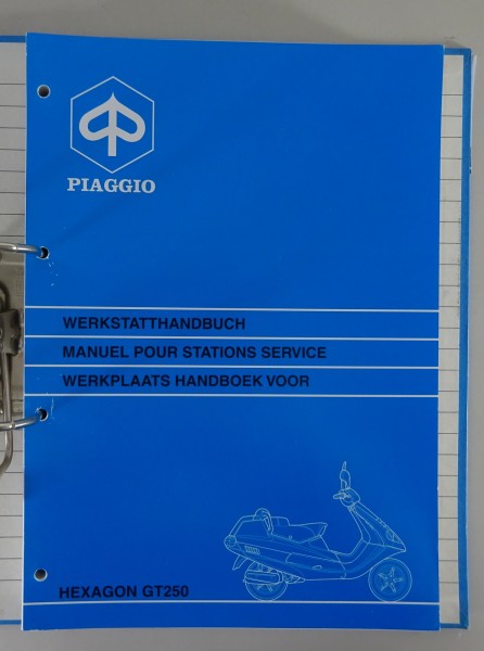 Werkstatthandbuch / Werkplaats Handboek Piaggio Roller Hexagon GT 250 Stand 1998