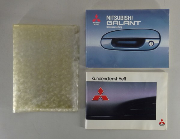 Bordmappe + Betriebsanleitung Mitsubishi Galant E50 Stand 1993