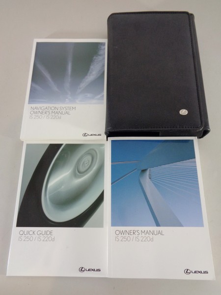Handbook / Owner's Manual + Wallet Lexus IS 250 / IS 220 d Type XE2 from 2007