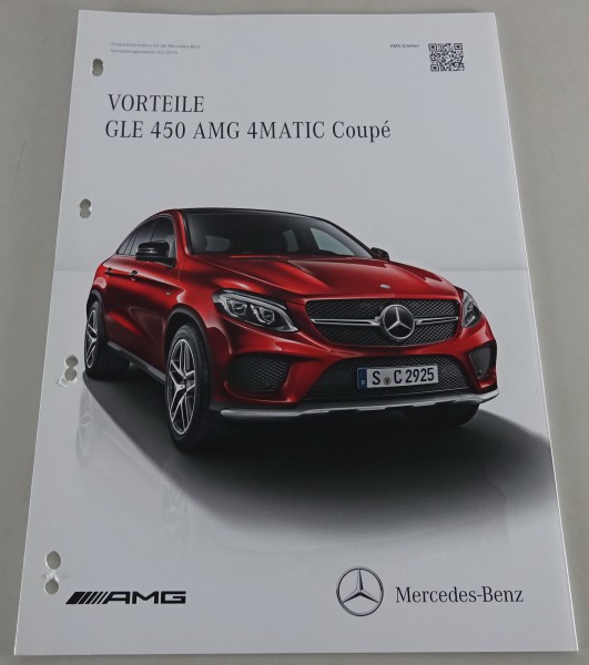 Produktinfo / Vorteile Mercedes-Benz GLE 450 AMG 4Matic Coupé Stand 03/2015