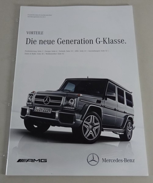 Produktinfo / Vorteile Mercedes-Benz G-Klasse W463 G 350 - G 65 AMG Stand 3/2012