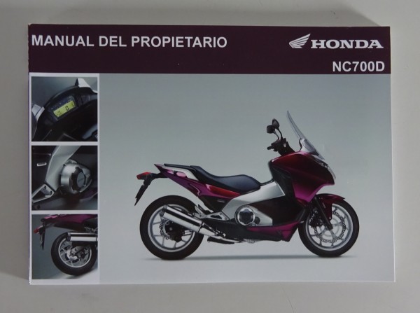 Manual del Propietario Honda NC 700 D estaba de pie 01/2012