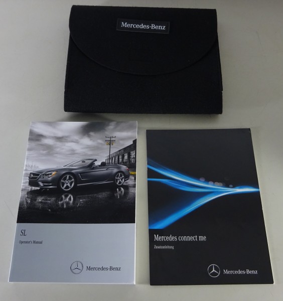 Wallet + Owner´s Manual Mercedes-Benz R231 550 SL 63 / 65 AMG + V12 from 2014