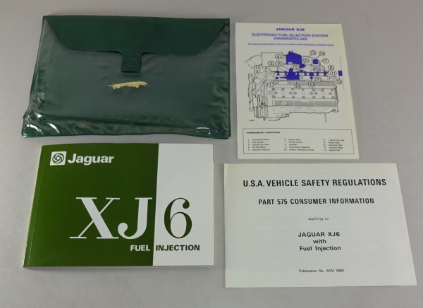 Owner's Manual + Wallet Jaguar XJ 6 Serie II Fuel injection von 1978