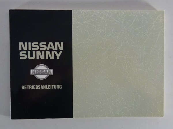 Betriebsanleitung / Handbuch Nissan Sunny N14 Stand 01/1993