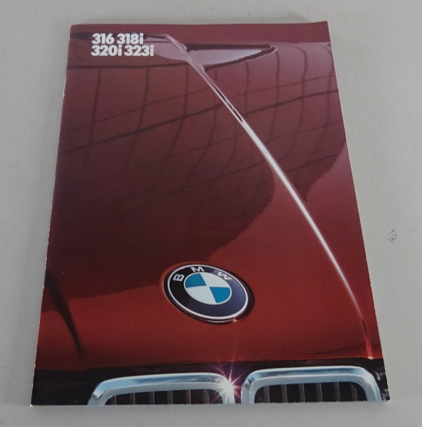 Prospekt / Broschüre BMW E30 3er 316 / 318i / 320i / 323i Stand 02/1984