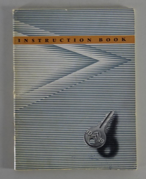Owner's Manual / Handbook / Instruction Book ID 19 from 07/1959