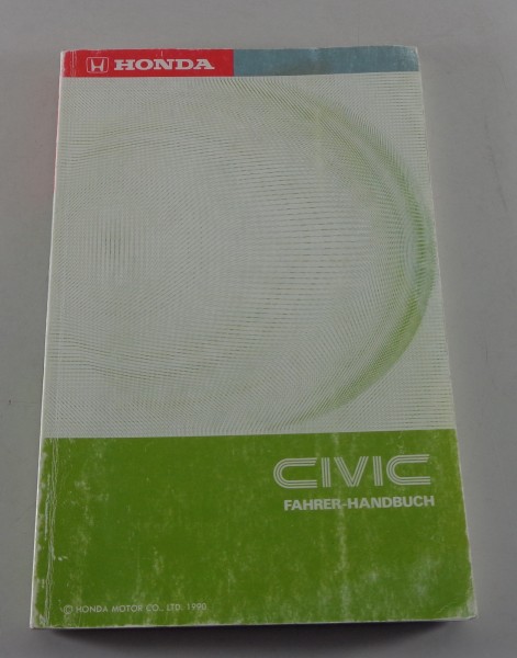 Betriebsanleitung / Handbuch Honda Civic 4. Generation von 1990