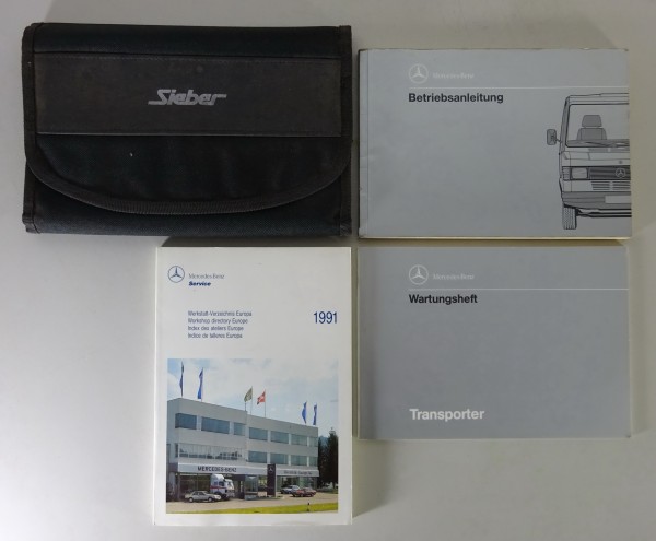 Bordmappe + Betriebsanleitung Mercedes-Benz T1 Bremer Transporter Stand 02/1992