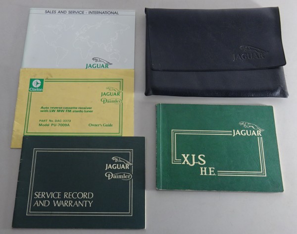 Owner's Manual + Wallet Jaguar XJS / XJ-S H.E. Stand 08/1983
