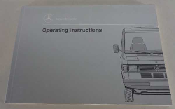 Owner's Manual / Handbook Mercedes Transporter T1 / 601 208 D - 410 printed 1992