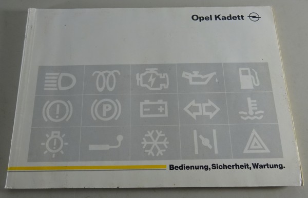 Betriebsanleitung / Handbuch Opel Kadett E Stand 10/1990