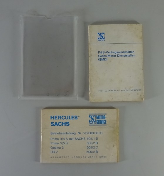 Bordmappen + Betriebsanleitung Hercules Mofa Prima 4/4 S, 5/5 S, Optima 3, HR 2