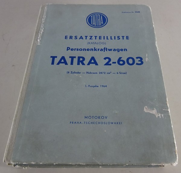 Teilekatalog / Ersatzteilliste Tatra 2-603 Stand 01/1964