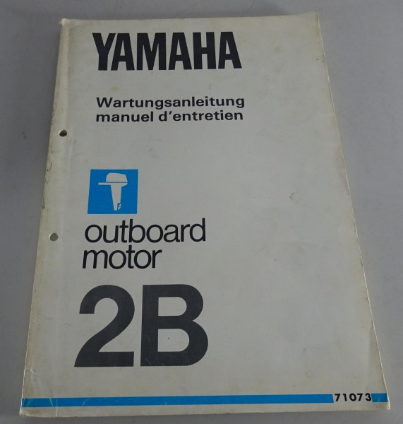Werkstatthandbuch / Manuel d´entretien Yamaha Außenborder 2B Stand 11/1979